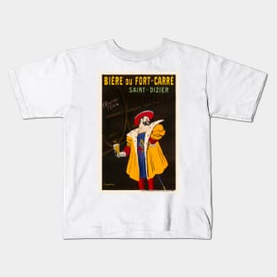 Biere du Fort-Carre Vintage Poster 1907 Kids T-Shirt